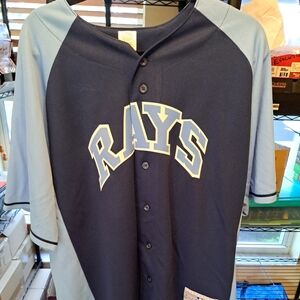 MLB Genuine Merchandise Tampa Bay Rays #14 DAVID PRICE Blue Jersey Adult XL